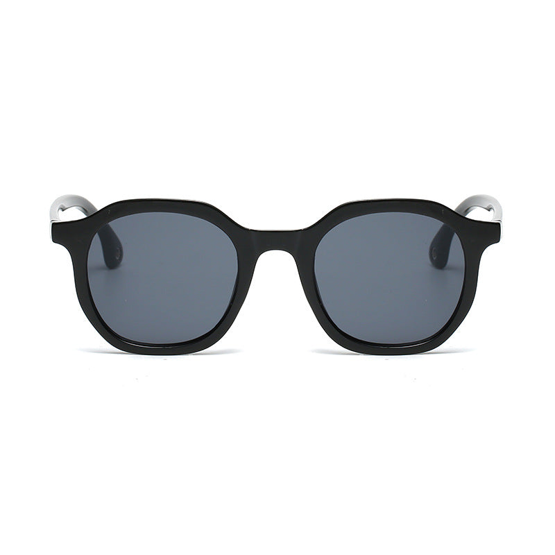 Trendy Retro Polygon Sunglasses for Outdoor Use