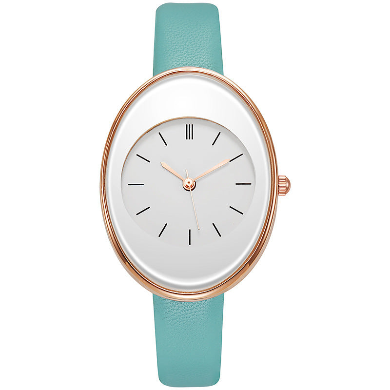 2022 Women's Fashion Minimalist Quartz Watch with Leather Band