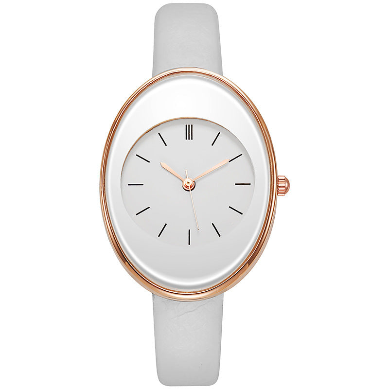 2022 Women's Fashion Minimalist Quartz Watch with Leather Band