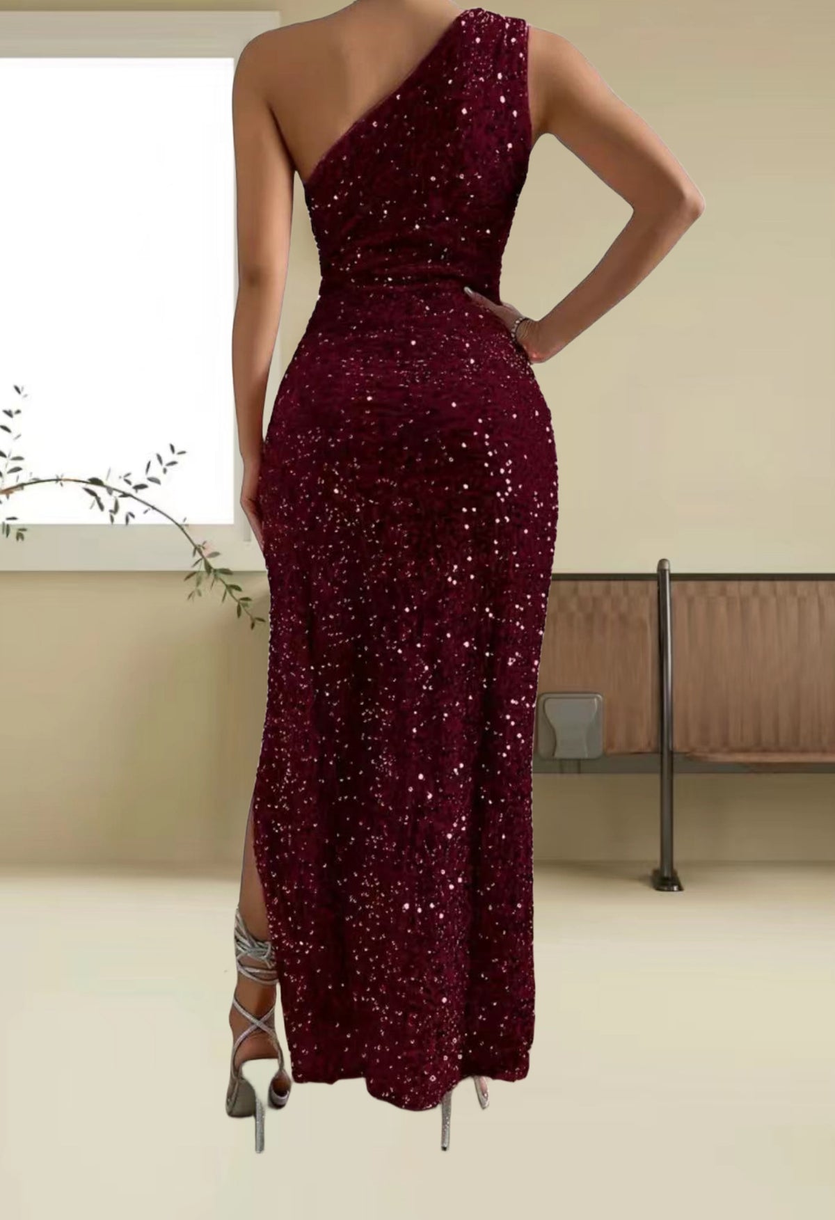 2023 European and American Sequined Mermaid Dress
