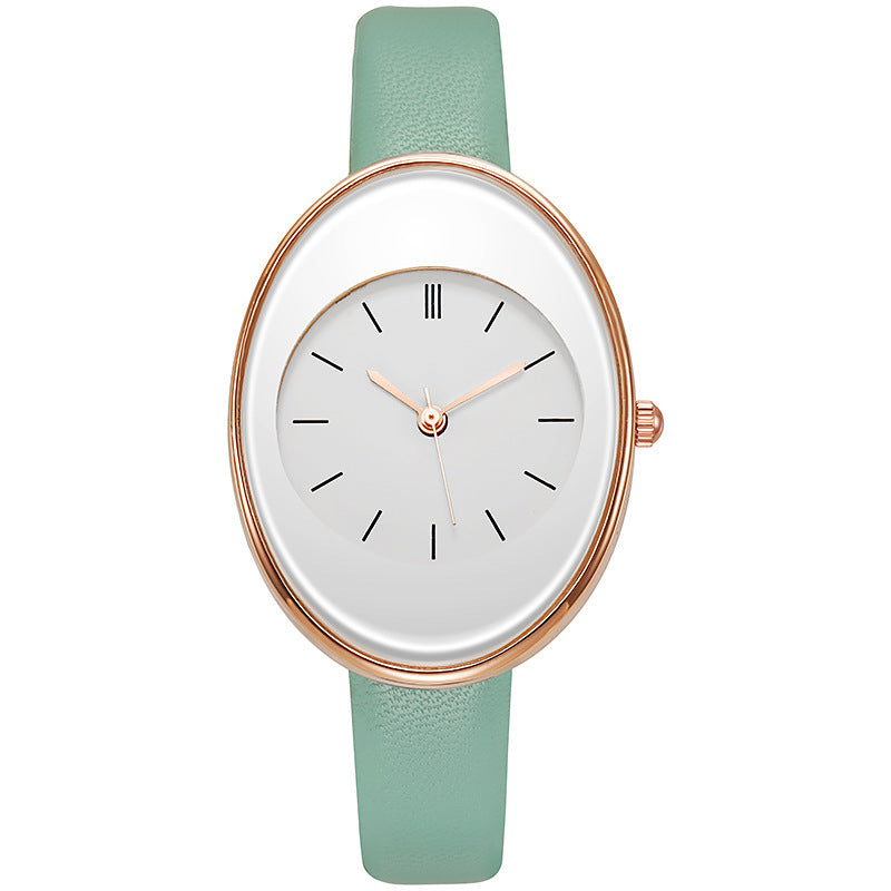 2022 Women's Fashion Minimalist Quartz Watch with Leather Band