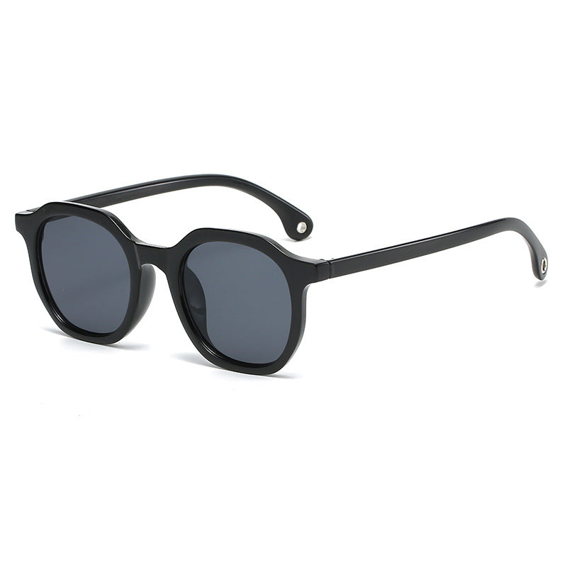 Trendy Retro Polygon Sunglasses for Outdoor Use