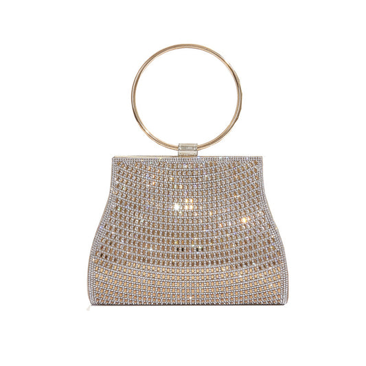 Cross-Border Evening Bag with Chain and Magnetic Closure