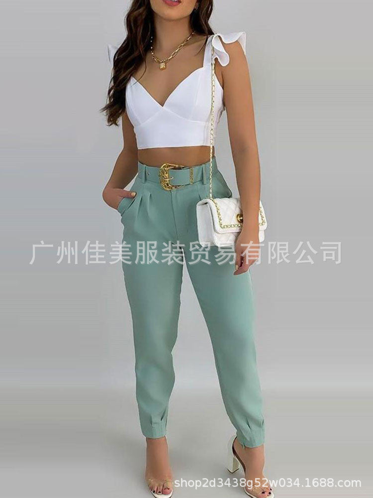 Summer Sports Leisure Two-Piece Set for Women