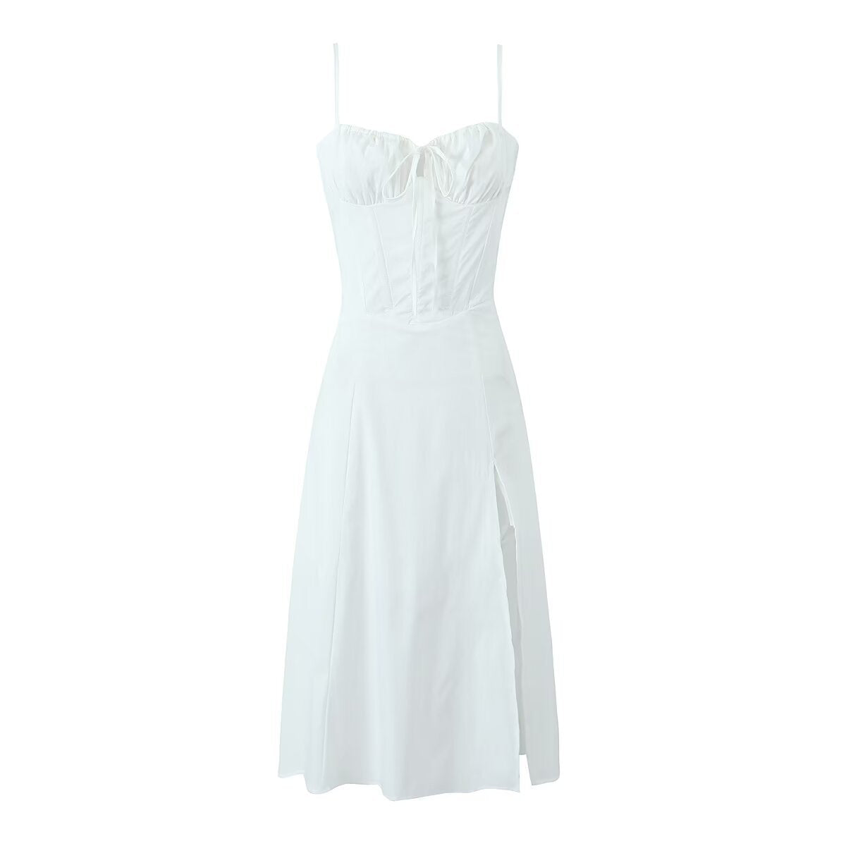 Spring 2024 Women's Fashion Maxi Dress with Slit SS1827
